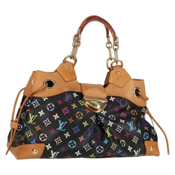 LOUIS VUITTON Monogram Multicolor Ursula Tote Bag Black M40124 - Picture 1 of 16